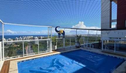 LUDCO (AVALON), COM 377M². COBERTURA PENTHOUSE A VENDA. GREENVILLE | PATAMARES | SALVADOR – BA. VISTA MAR, NASCENTE TOTAL.
