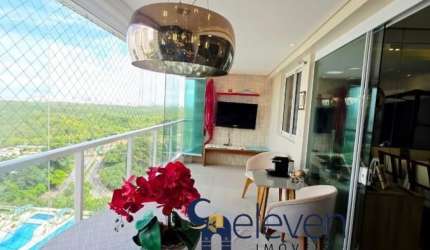 OPORTUNIDADE PLATNO - PATAMARES, APARTAMENTO 3 SUÍTES, SENDO A MASTER COM CLOSET, LAVABO, VARANDA GOURMET COM CHURRASQUEIRA, COZINHA E ÁREA DE SERVIÇO.
