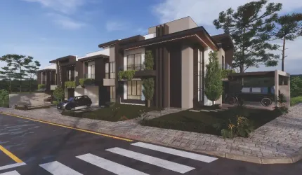 Sobrado Alto Padrão de esquina com 3 quartos em Araucária/PR