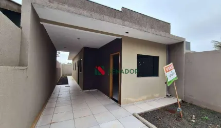 Casa NOVA com 3 dormitórios à venda, 69 m² por R$ 230.000 - Jardim Água Verde - Rolândia/PR
