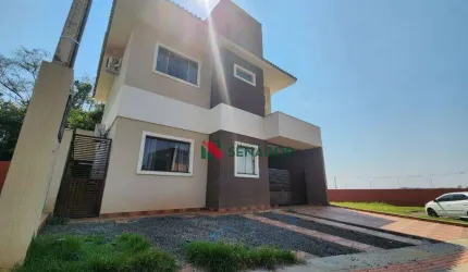 Lindo Sobrado em Condomínio Fechado com 3 dormitórios à venda, 139 m² por R$ 800.000 - Heimtal - Londrina/PR