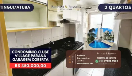 Apartamento de 2 quartos, decimo andar, garagem coberta