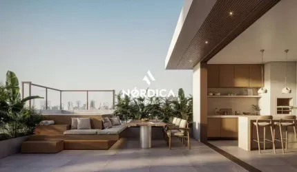 Cobertura duplex com ampla sacada gourmet e 3 quartos no Água Verde