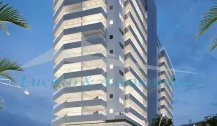 Lançamento, Apartamento na Mirim, 02 dormitórios sendo 01 suíte, com 02 vagas