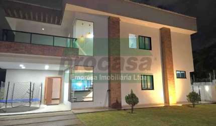 Casa em condomínio fechado com 3 quartos para alugar na Ponta Negra, Manaus , 498 m2 por R$ 9.000