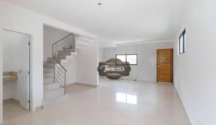 Sobrado com 3 dormitórios à venda,novo,  lavabo, suíte com espaço closet, novo, por R$ 640.000 - Boa Vista - Curitiba/PR
