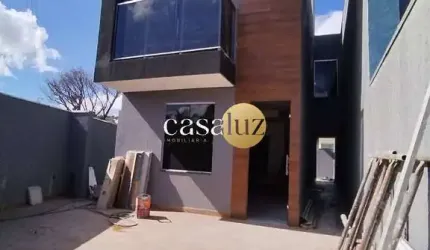 Casa duplex em fase de acabamento localizada no bairro Guanabara /Ibirité