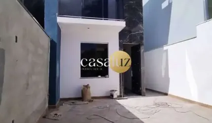 Casa duplex em fase de acabamento localizada no bairro Guanabara /Ibirité