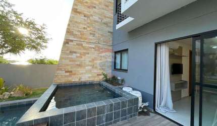 Apartamento térreo no Bela Vista com Piscina Privativa