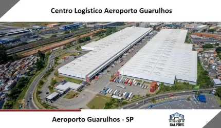 Galpão para alugar em Guarulhos na Rodovia Ayrton Senna Fácil acesso ao Aeroporto de Guarulhos Fácil acesso à Rodovia Presidente Dutra