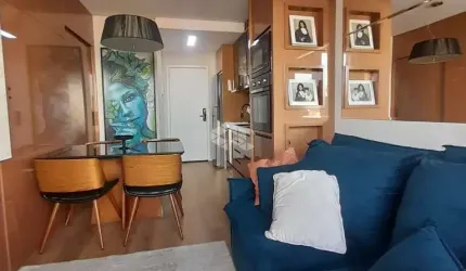 Apartamento mobiliado com 2 quartos/dormitórios no bairro Praia João Rosa, em Biguaçu- SC