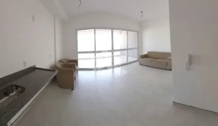 Apartamento tipo Studio de 40m², com 01 banheiro, varanda e 01 vaga de garagem.
