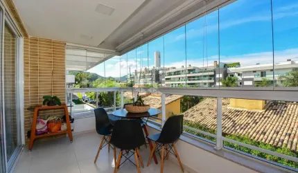 APARTAMENTO À VENDA VISTA LIVRE MOBILIADO 3 QUARTOS (1 SUÍTE) 2 VAGAS GARAGEM- CAMPECHE  FLORIANÓPOLIS/SC