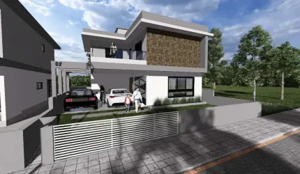 Casa com 4 quartos/dormitórios (3 suítes) à venda no Loteamento Villa Pamplona, Rio Tavares por R$ 1.990.000,00