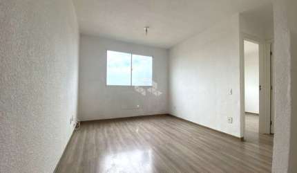Apartamento com 2 dormitórios, sala, cozinha, 1 banheiro e 1 vaga de garagem rotativa