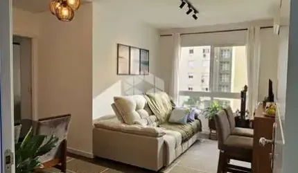 Apartamento mobiliado em Canoas com 2 dormitórios, vaga de garagem coberta e financiamento facilitado