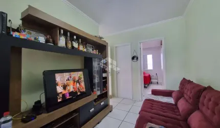 Casa em condomínio fechado no bairro São José em Canoas com 3 dormitórios, semimobiliada, aceita financiamento e FGTS