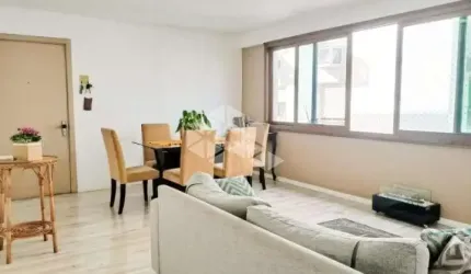 Apartamento 03 amplos dorm semimobiliado, sacada e vista panorâmica, Centro São Leopoldo, vaga coberta, elevador, piscina. Aceita financiamento /FGTS