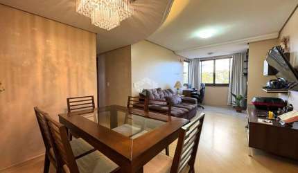 Apartamento semi mobiliado com 2 dormitórios no centro de Esteio, churrasqueira, vaga de garagem dupla, aceita Financiamento Bancário e FGTS.