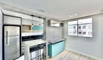 Apartamento com 2 dormitórios, 44 metros quadrados, 1 banheiro, 1 vaga, bairro Operario, em Novo Hamburgo.