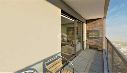 Apartamento dois dorm com suíte, sacada e churrasqueira no Bairro Nossa Senhora das Graças em Canoas