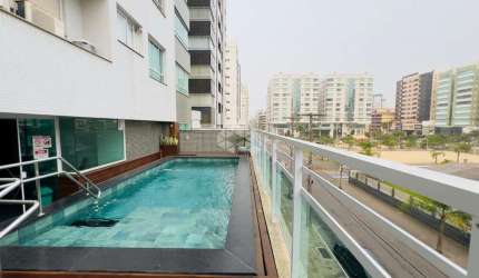 Apartamento 2 dormitórios, sendo 1 suíte, área goumert, 79m², mobiliado, prédio com piscina