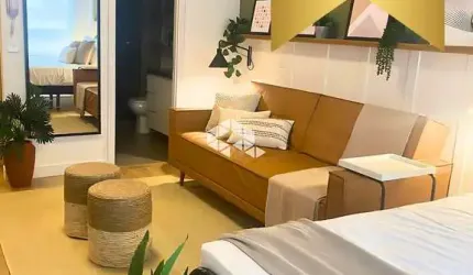 STUDIO COM VAGA NO LINKED TERESÓPOLIS, JUNTO AO BOURBON SHOPPING, COM SUPERMERCADO E INFRA PADRÃO MELNICK