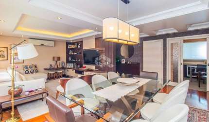 Amplo apartamento de 138m2, andar alto e completamente mobiliado!