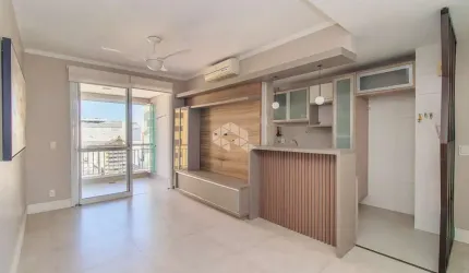 Apartamento Semi mobiliado com 2 Dormitórios (1 Suíte) e 2 Vagas no Passo da Areia - Andar Alto com Vista Definida