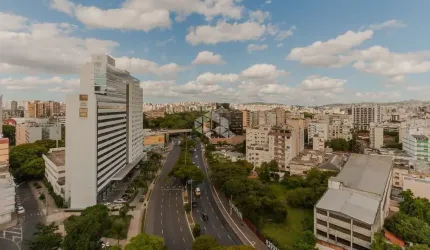 Cobertura de 02 dormitórios e 01 vaga com 89m² no bairro Cidade Baixa em Poa.