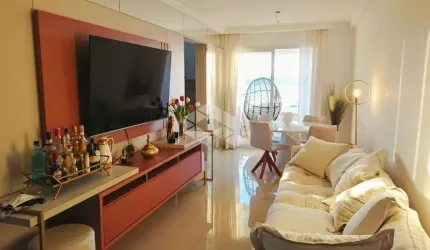 Cobertura Dúplex - 3 dorms (1 suite ampla com hidromassagem), vaga dupla de garagem  e linda vista permanente