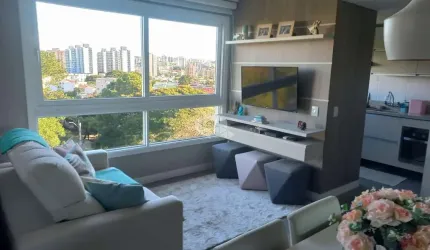 Ápartamento 2 dormitórios com 1 suíte e 2 vagas