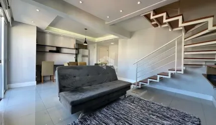 Apartamento duplex, 2 dormitórios sendo uma suíte, 02 vaga de carro, bairro Igara