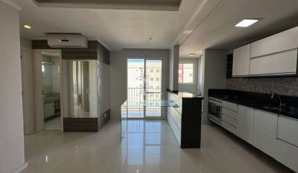 Apartamento 2 dormitórios semi mobiliado, 51 m² privativo, 1 vaga, bairro Fátima - Canoas