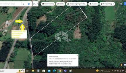 **Venda de Área de Terra na Linha Ely - 3,5 Hectares - R$400.000