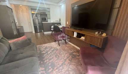 APARTAMENTO SEMIMOBILIADO COM 2 QUARTOS 2 VAGAS E VISTA PANORÂMICA NO ITACORUBI