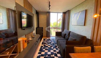 Apartamento com 1 dormitório, 45,99m², decorado e mobiliado no bairro Avenida Central.