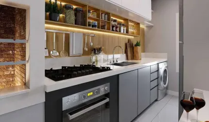 Apartamento 2 dormitório, 1 vaga, em Canela com 100 meses para pagar