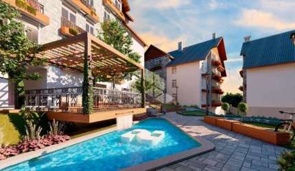 Apartamento 2 suítes com 65,00m² privativos, 1 vaga, no Centro de Gramado