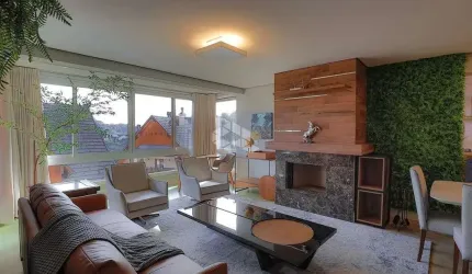 Apartamento 4 dormitórios,  310m² privativos, 2 vagas, no Centro de Gramado