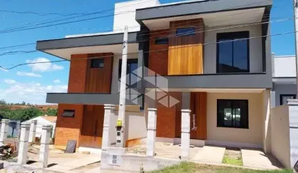 Sobrado com vista panorâmica, Três dormitórios, sendo uma suíte,Banheiro social e lavabo, no bairro Paradiso, em Gravataí