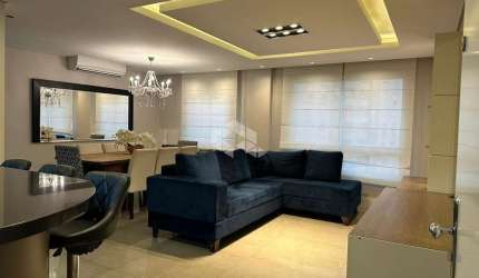 Apartamento 2 quartos, living estendido semi mobiliado no Life Park