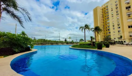 Apartamento desocupado semi mobiliado 77m² 3 dormitórios, 01 box duplo de estacionamento, no bairro Marechal Rondon em Canoas