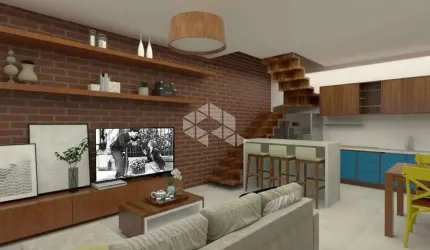 Casa Sobrado com 3 quartos e 2 banheiros no Nossa Senhora das Graças, em Canoas.
