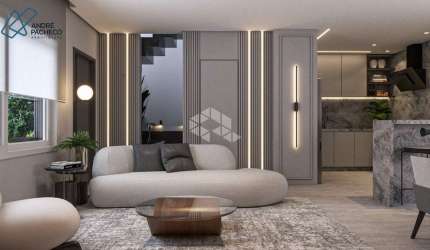 Casa Sobrado em construção 115,54m² área construída 3 dormitórios