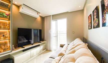 Apartamento semi mobiliado 58,80m² 02 dormitórios, 01 suíte 01 vaga no bairro Igara, em Canoas
