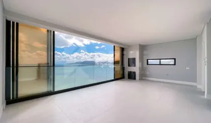 Apartamento frente mar , novo de 3 suítes no Perequê, Porto Belo com duas vagas de garagem