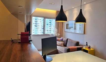 Apartamento a venda no Brooklin com 53m², 1 quarto e 1 Vaga.