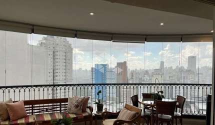 Apartamento para locação ou venda, 228m², 4 dormitórios, sendo 3 suíte e 4 vagas - Jardim Paulista.