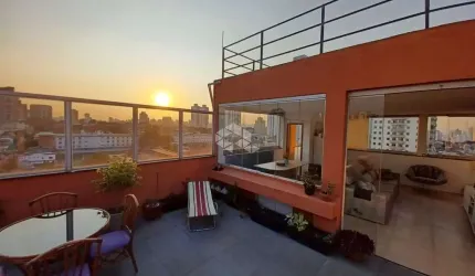 VENDA Cobertura Duplex , 161m², 3 dormitórios, sendo 1 suíte, 3 vagas - Ipiranga - ESTUDA PERMUTA